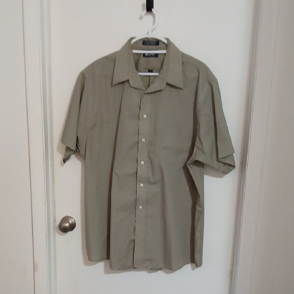 Puritan Green Casual Button Down Shirt